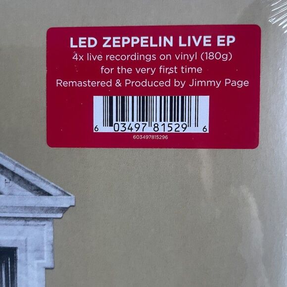 Led Zeppelin – Live EP NEW SEALED Vinyl, EP, Atlantic, 2025 - Picture 2 of 3
